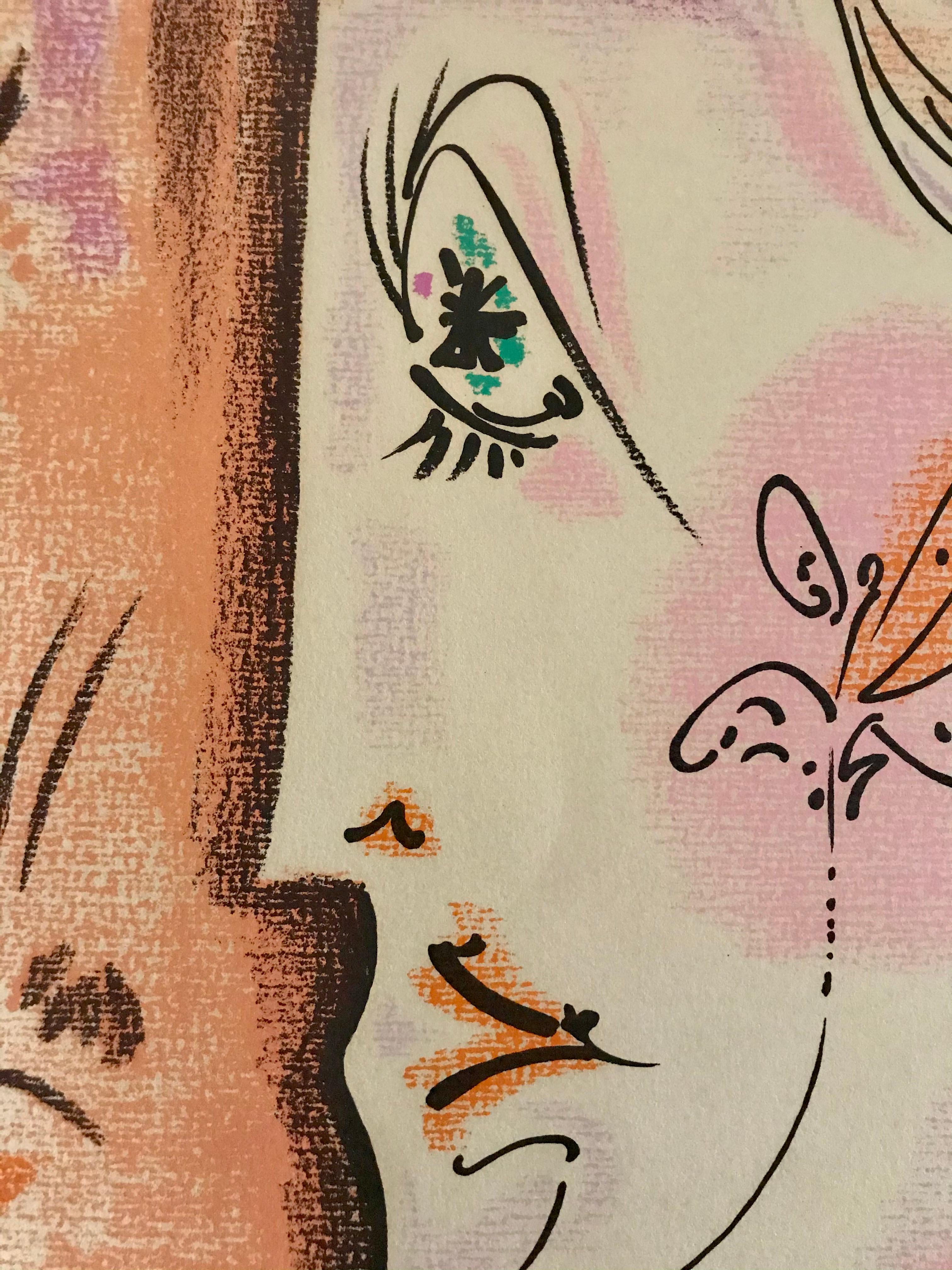 No title - Abstract Print by André Masson