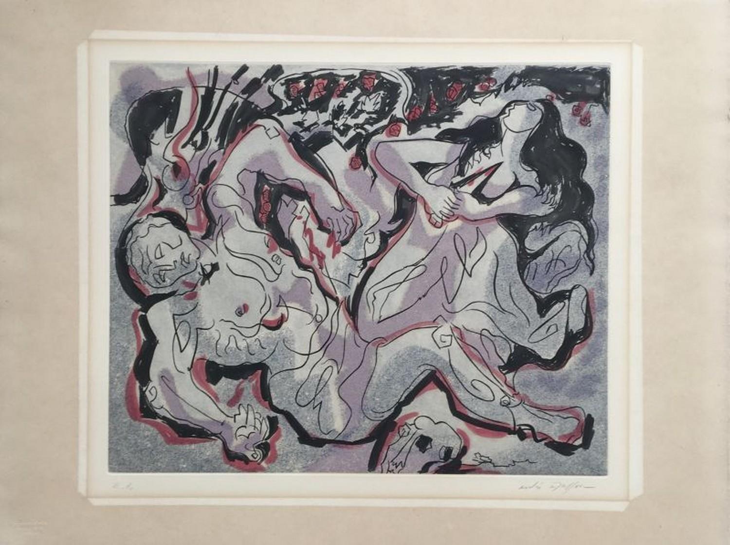 André Masson Abstract Print – Titel ohne Titel