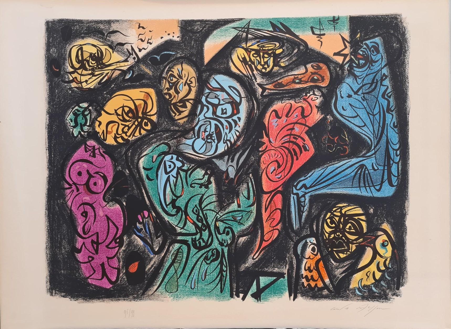 André Masson Abstract Print – Ohne Titel