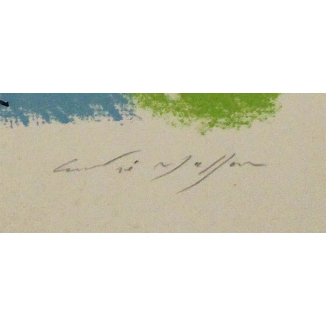 OPriginale litografia di André Masson del 1962 per il XVIII Salon de Mai in vendita 2