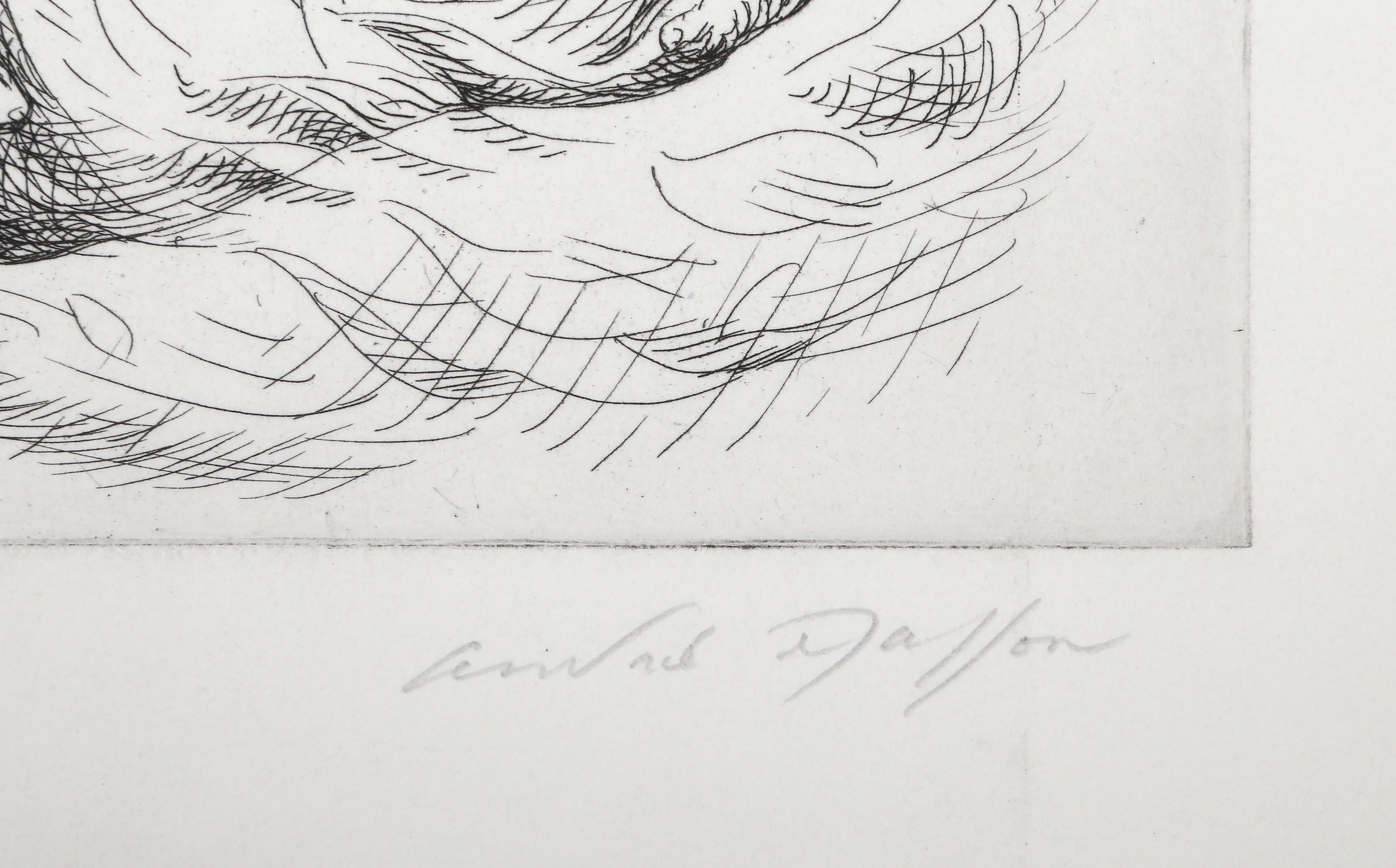 Orphée (signiert), Surrealistische Radierung von André Masson im Angebot 3