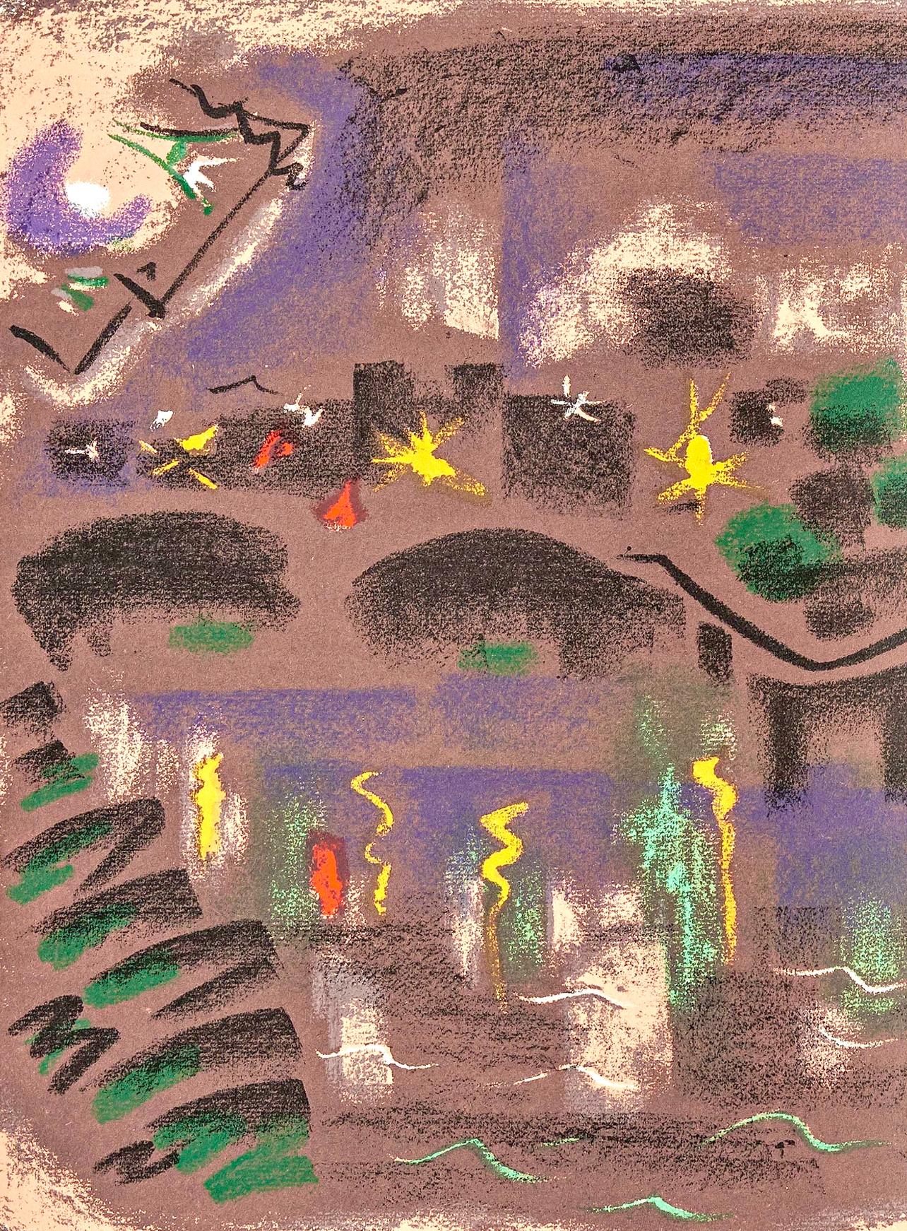 Paris la nuit La Seine, Notre Dame de Paris, Regards sur Paris, André Masson For Sale 1