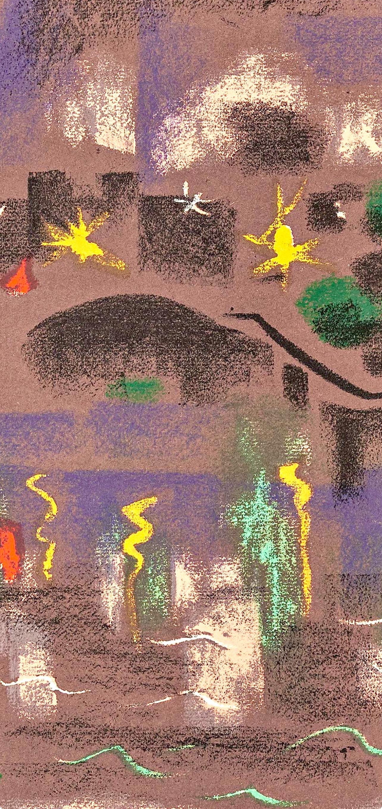 Paris la nuit La Seine, Notre Dame de Paris, Regards sur Paris, André Masson For Sale 3