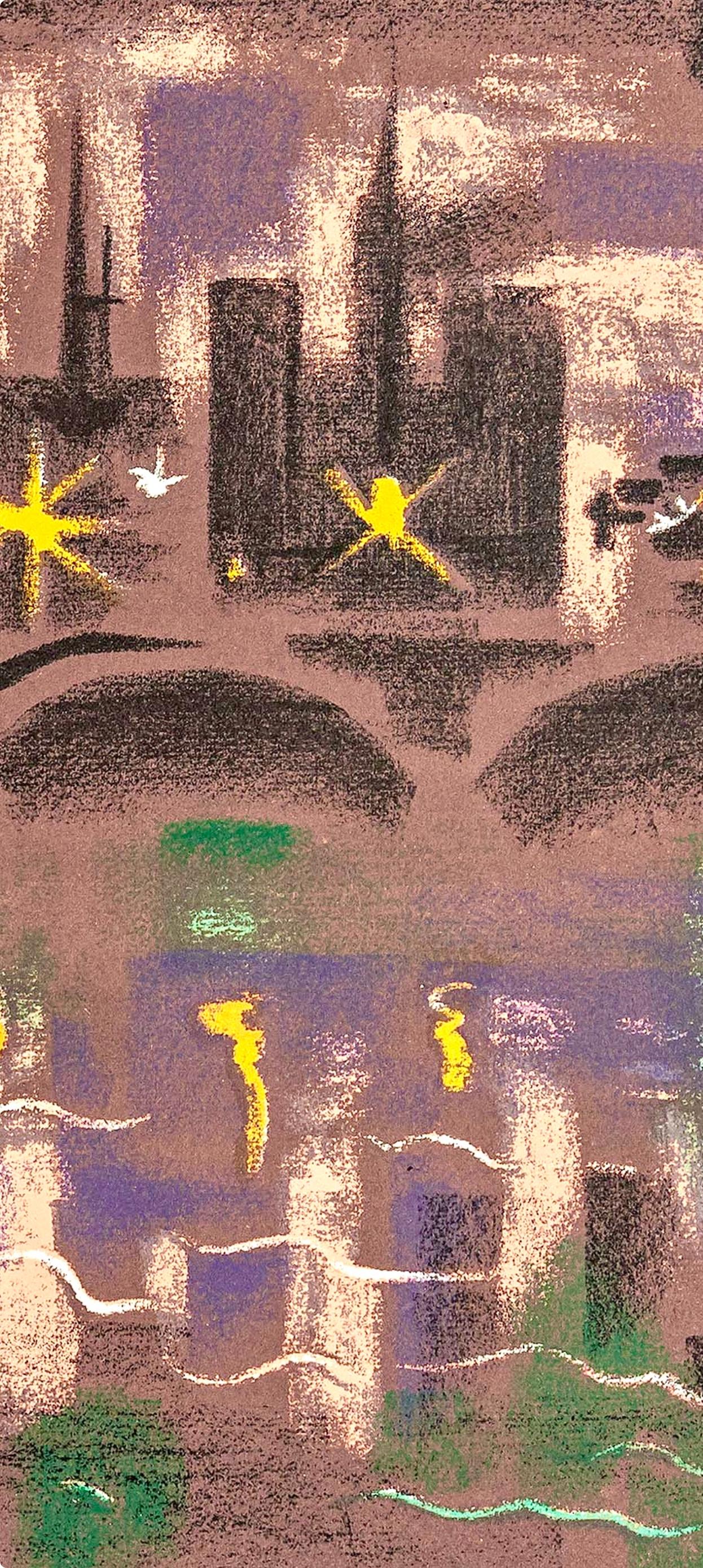 Paris la nuit La Seine, Notre Dame de Paris, Regards sur Paris, André Masson For Sale 4