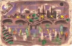 Paris la nuit La Seine, Notre Dame de Paris, Regards sur Paris, André Masson