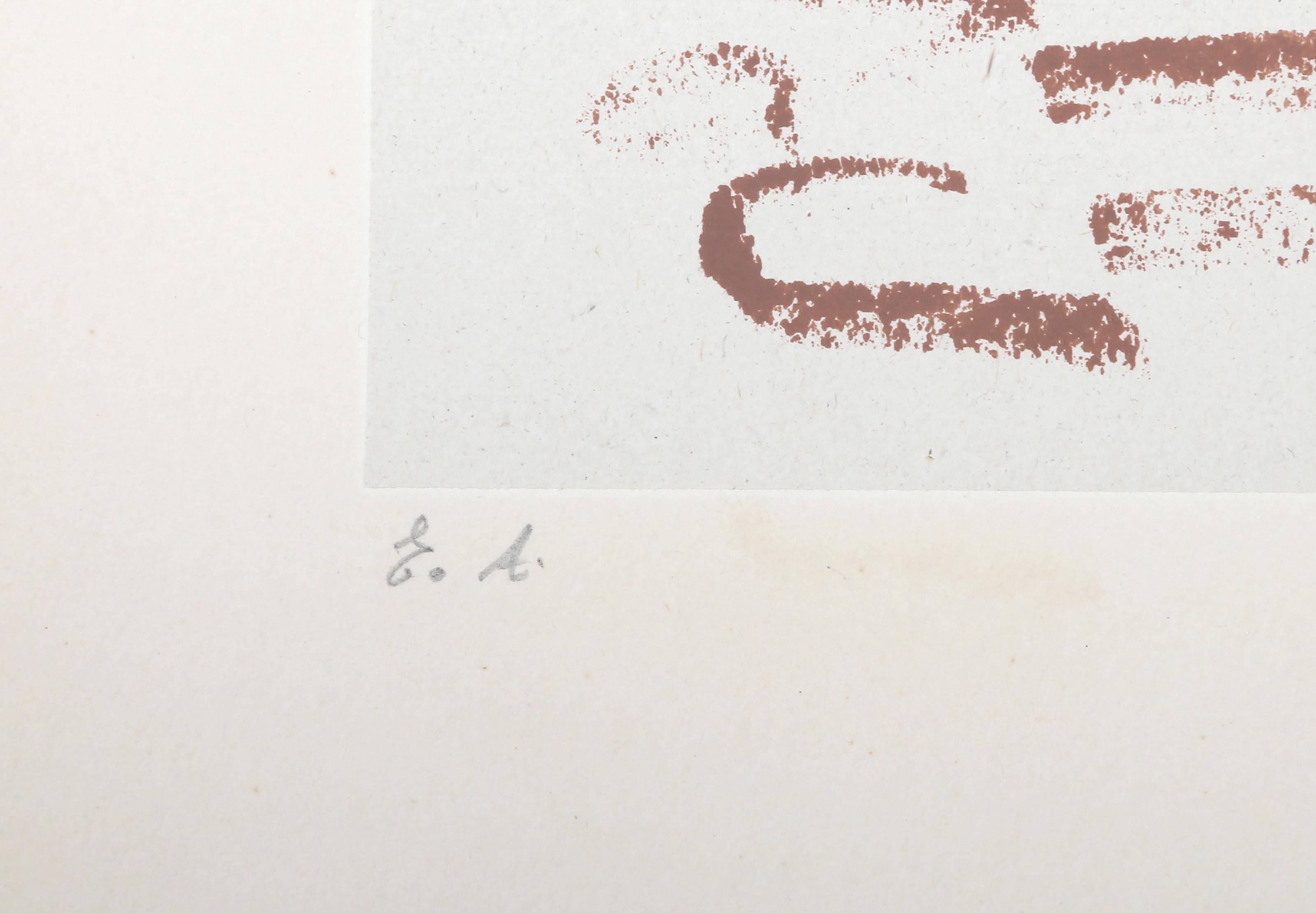 Pompeii I, Surrealistische Lithographie von André Masson im Angebot 1
