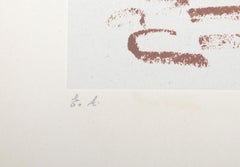 Pompeii I, Surrealistische Lithographie von André Masson