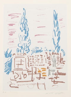 Pompeii I, lithographie surréaliste d'André Masson