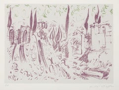 Pompeii III, lithographie surréaliste d'André Masson