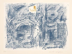 Pompeii IV, Abstract Expressionist Lithograph by Andre Masson