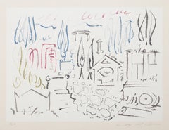 Pompeii V, lithographie surréaliste d'André Masson