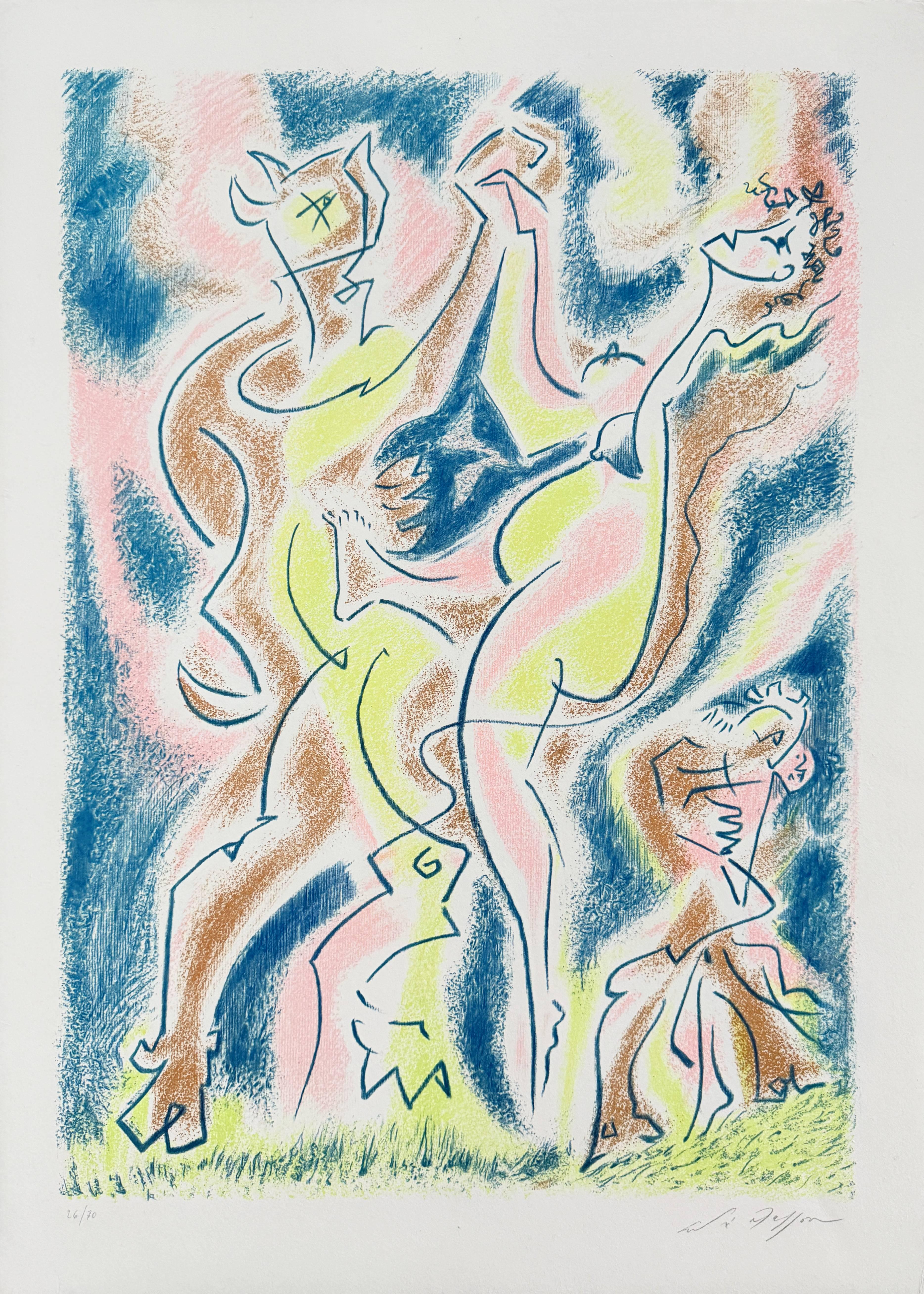 Sans Titre, Original Lithograph, Modern, 1971, Signed