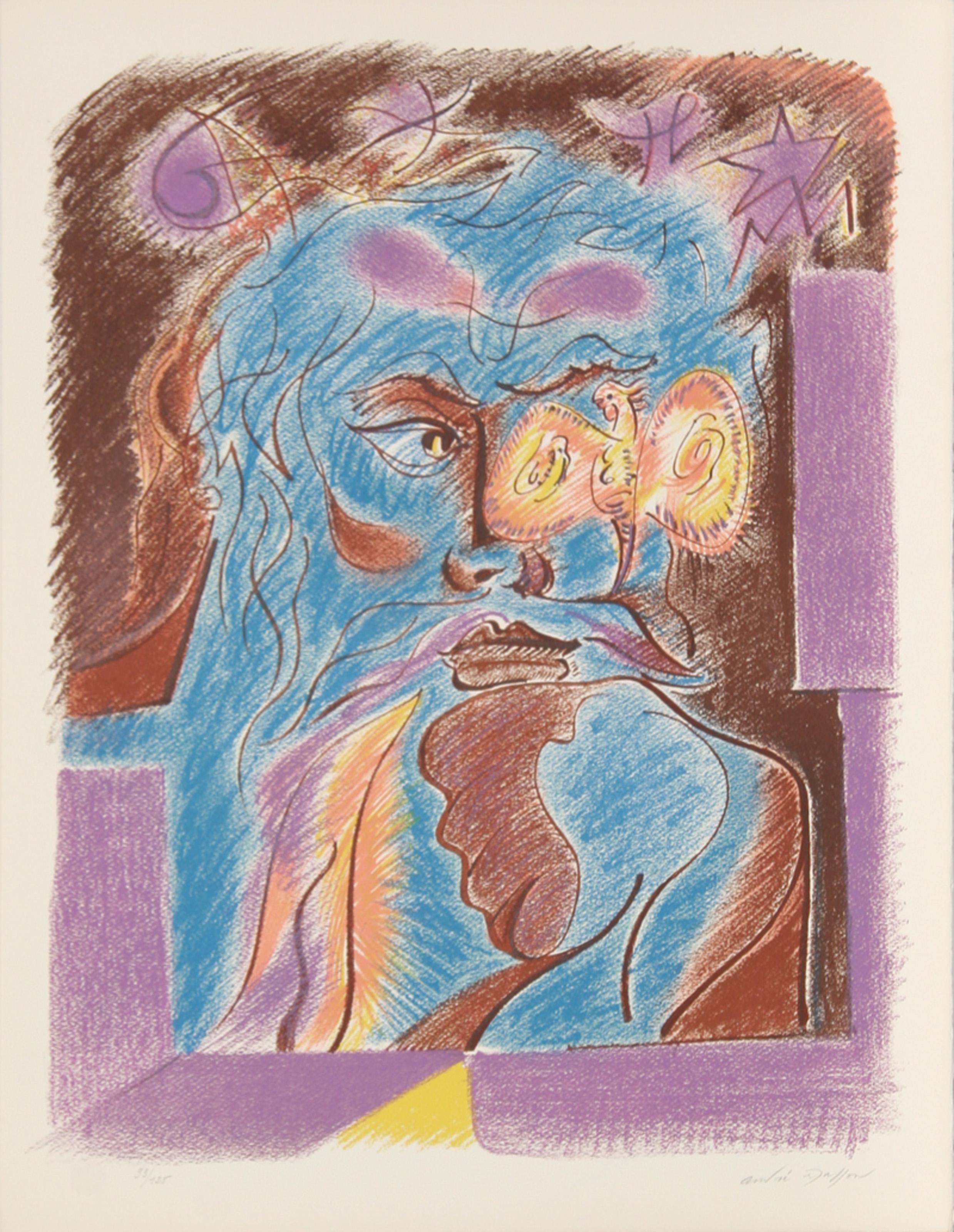 Satana, litografia surrealista di Andre Masson