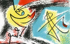 Surrealista, litografia, XX secolo, André Masson, *Le Labyrinth*, 1969