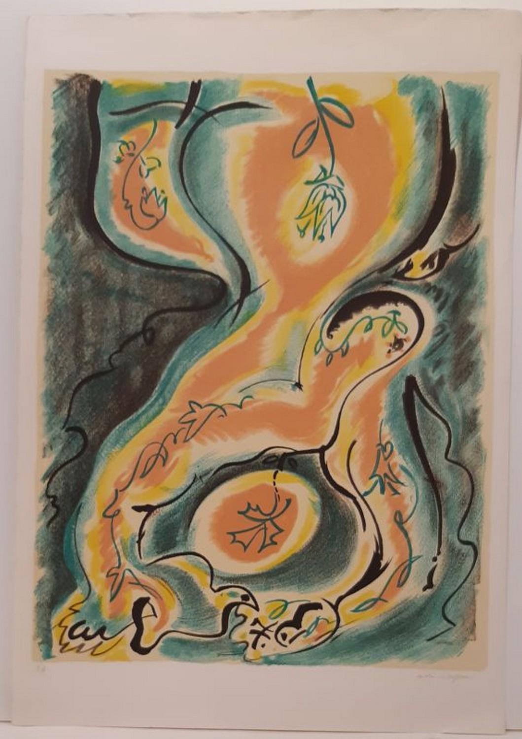 André Masson Abstract Print - The metamorphosis of women 