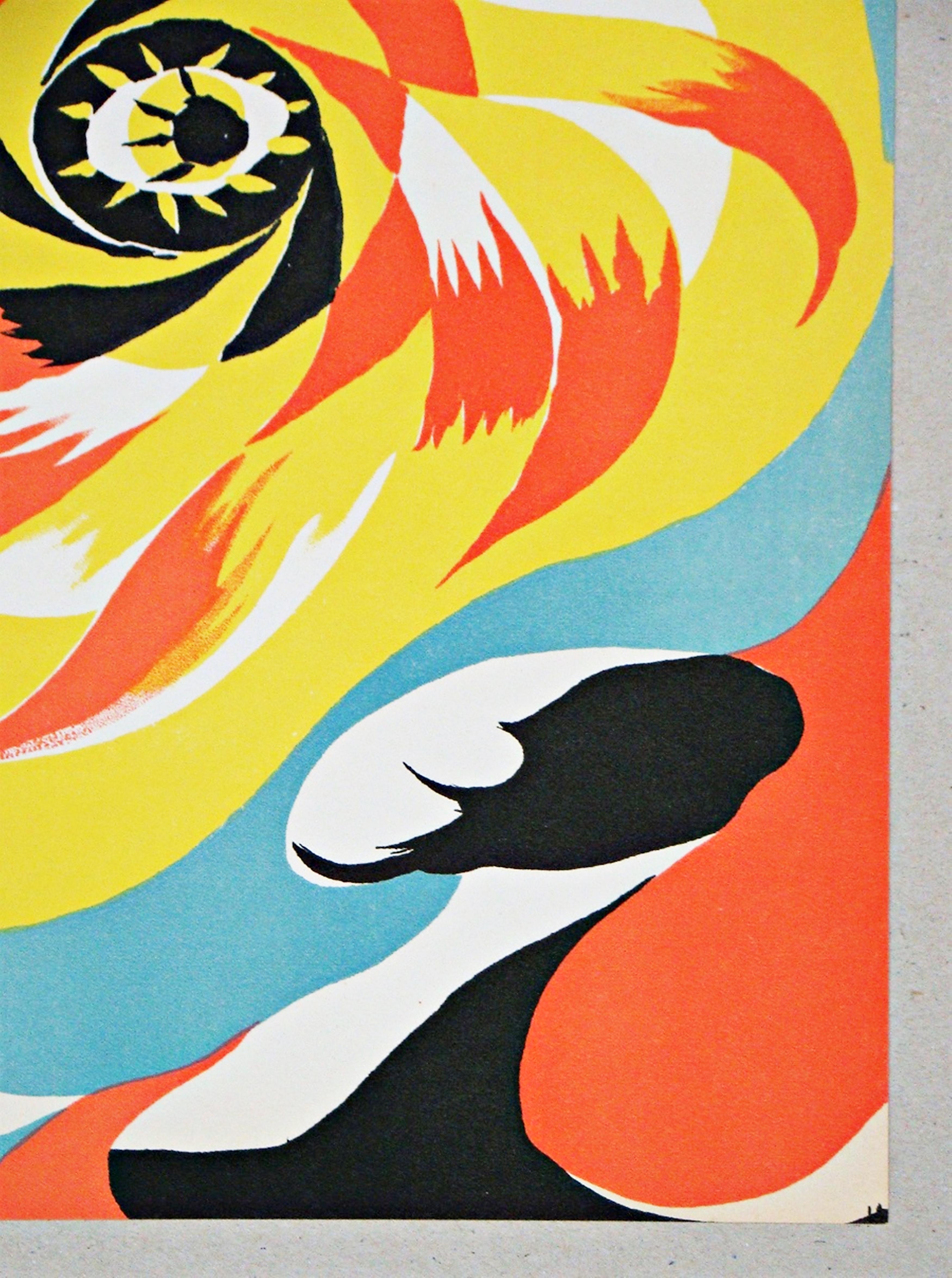The Sun - Modern Art by André Masson