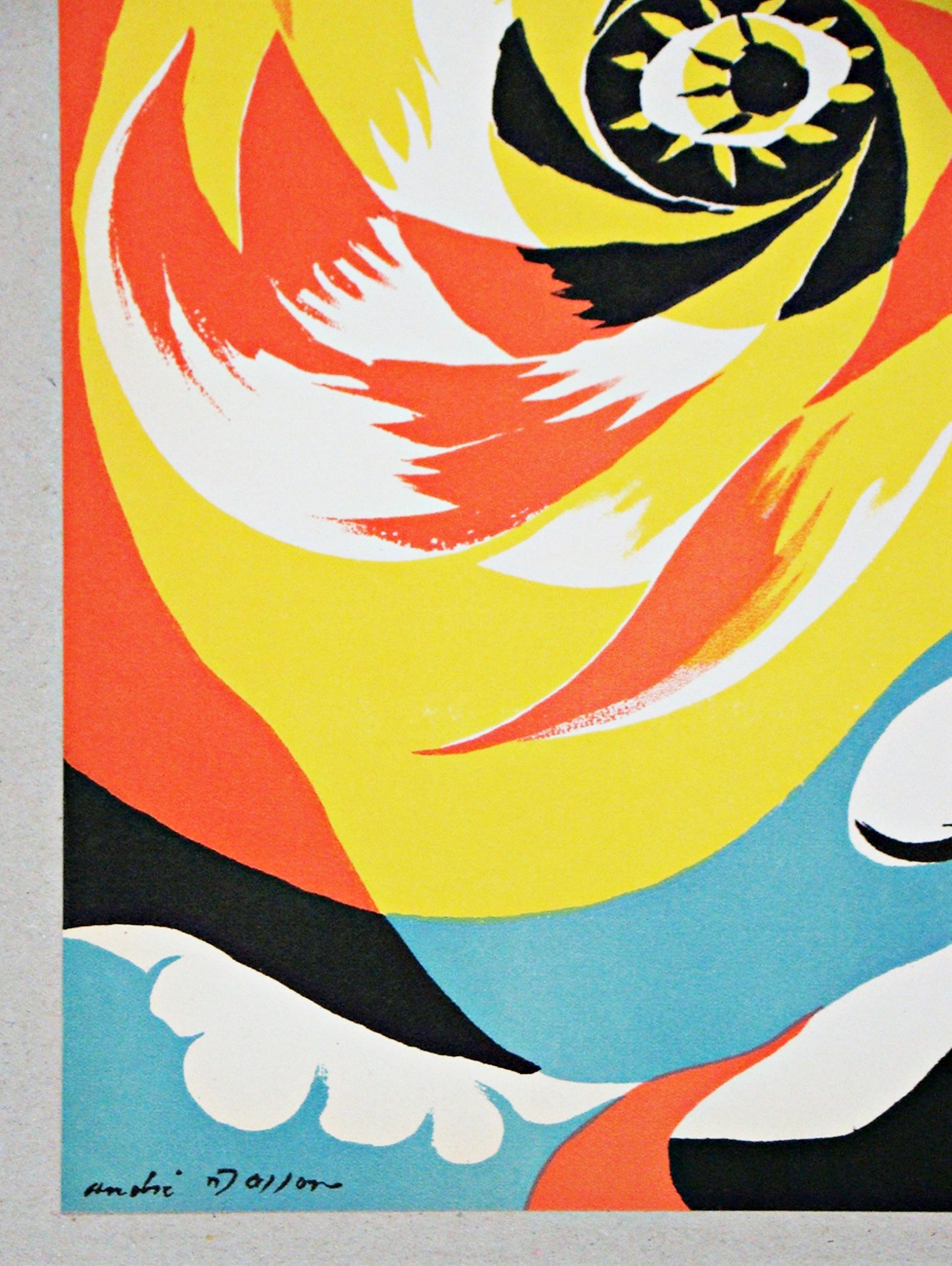 André Masson (1896 - 1987) - The Sun

Lithograph from 1939.

Dimensions of work: 35 x 26 cm

Publisher: Tériade, Paris.

The work is in Excellent condition.

Fast and secure shipment.