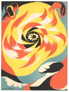 "The Sun" lithographie originale