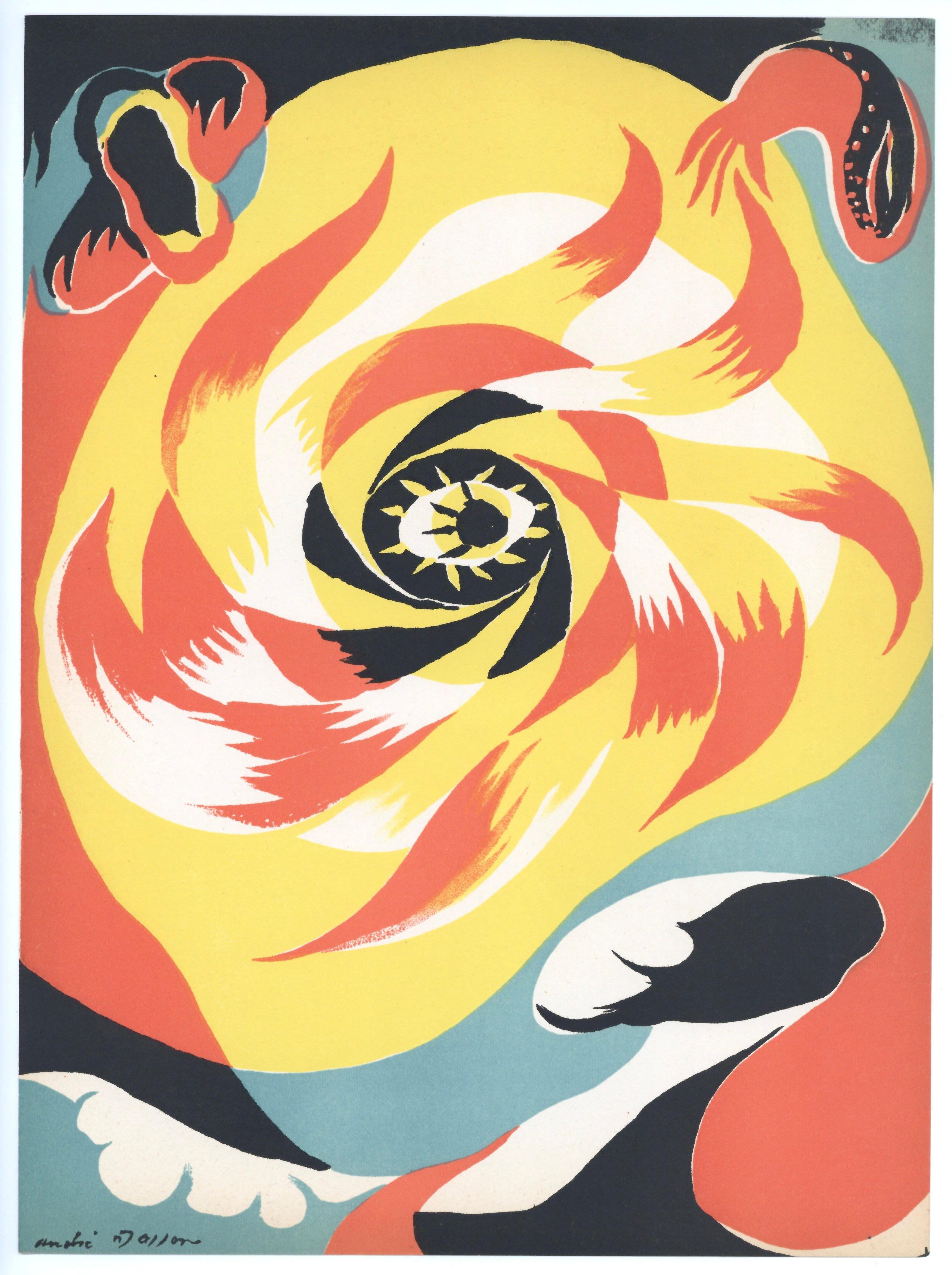 "The Sun" original lithograph