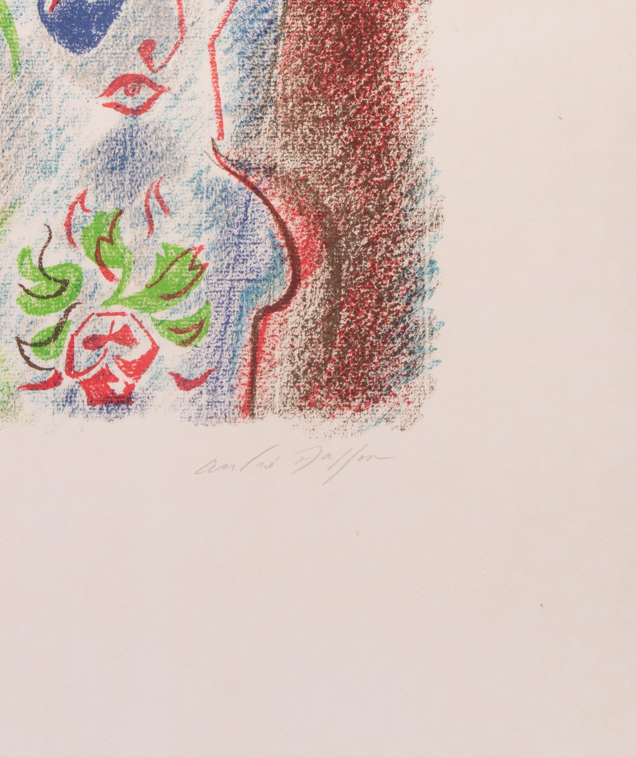 Torse Tatoué - Lithographie von André Masson - 1947 im Angebot 2