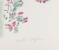Venise en Fleurs, Surrealist Lithograph by Andre Masson