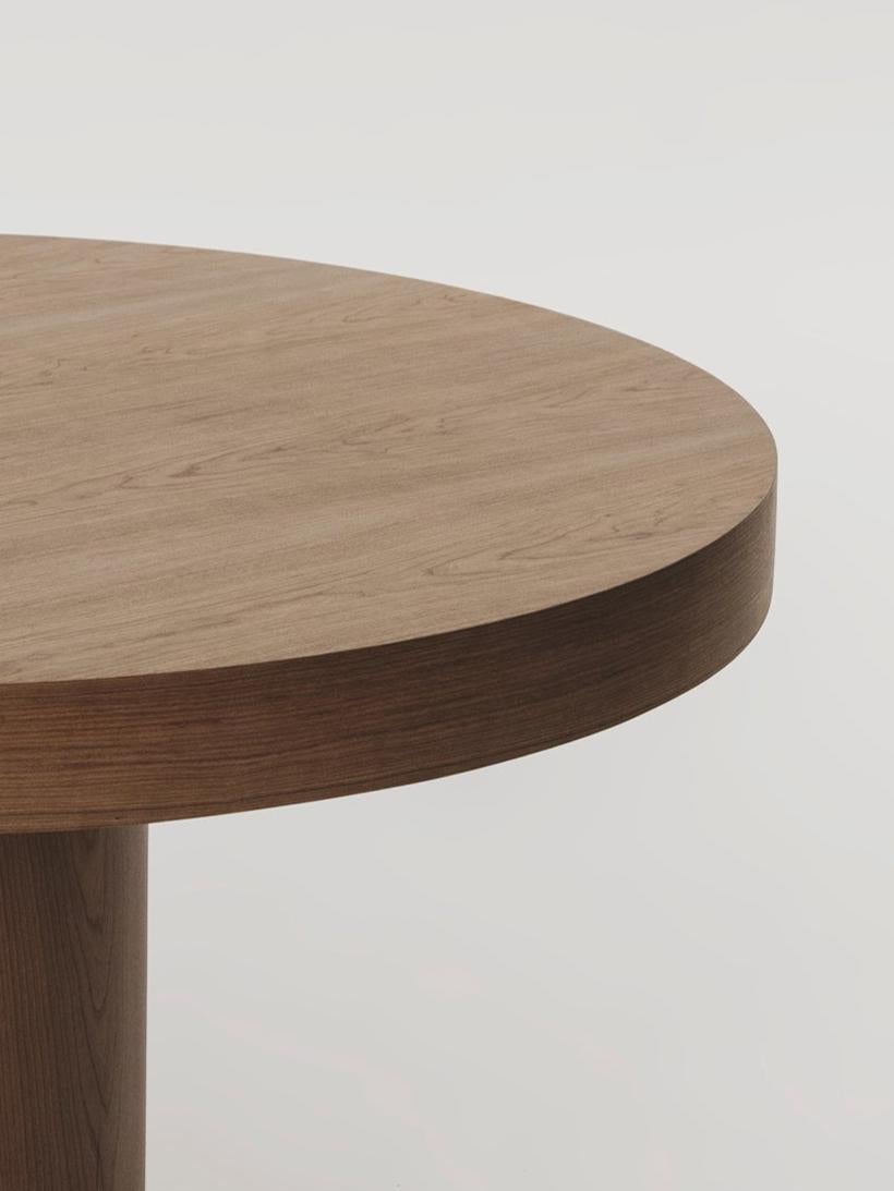 Espagnol Table de salle à manger en placage de Wood Andre par Marlot Baus en vente