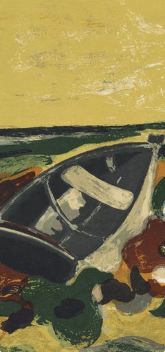 Andre Minaux, The Stranded Boat, from Prints from the Mourlot Press, 1964