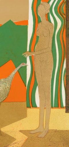 Andre Minaux, The Woman and the Bird, Memories and Portraits of Artists, 1972