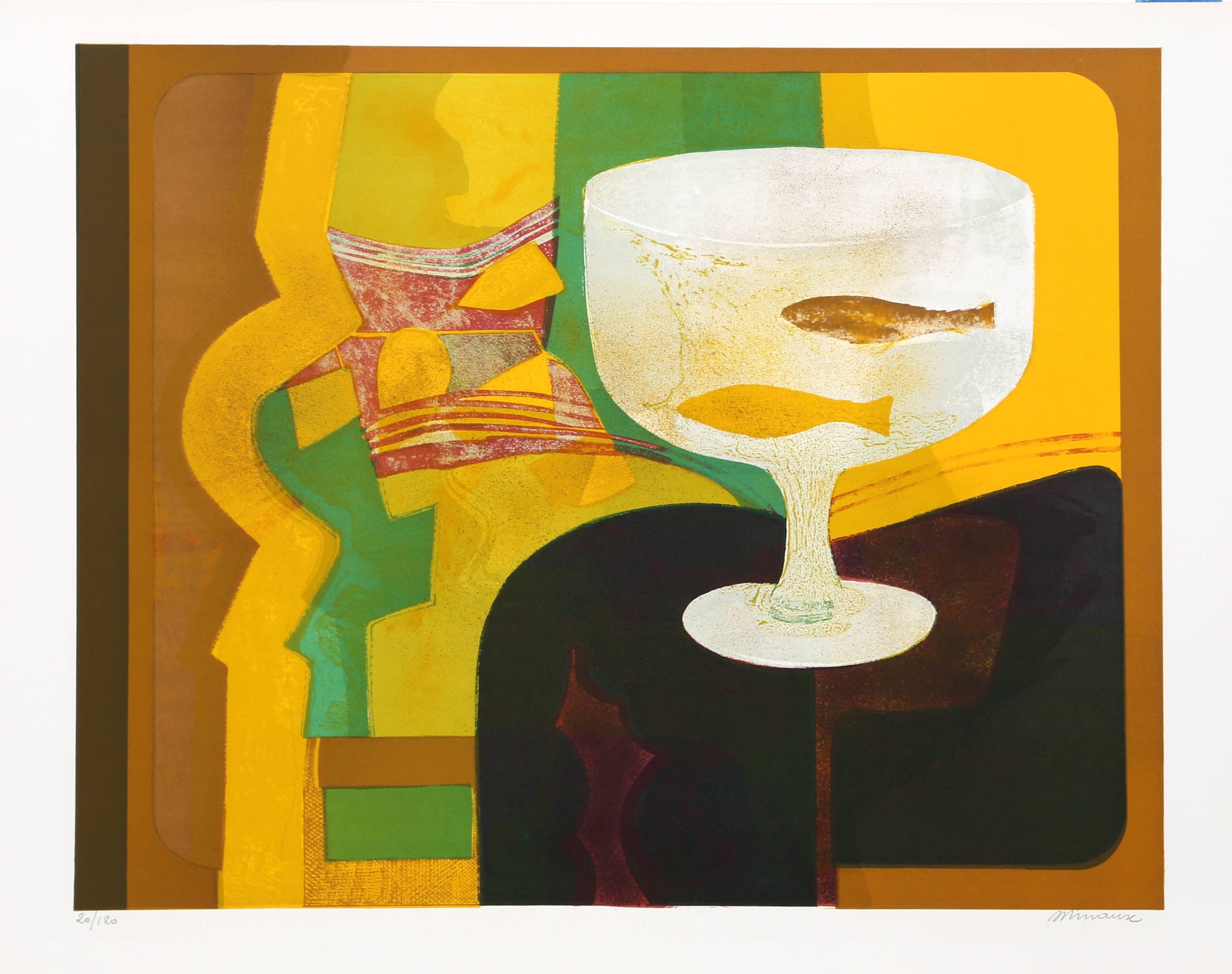 Pez dorado, bodegón moderno de André Minaux