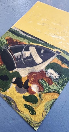 La Barque Echouee (Mourlot, Paris)