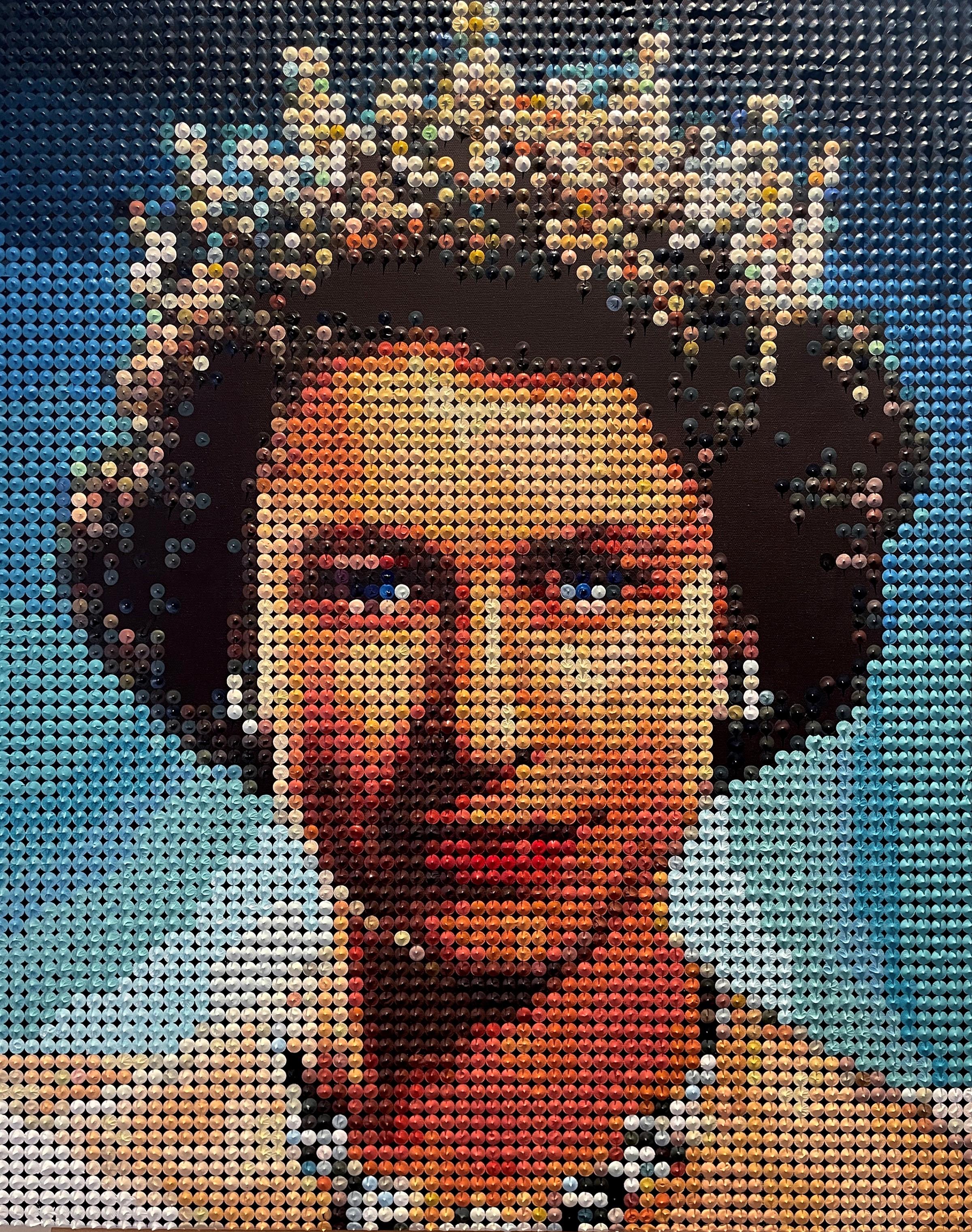 André Monet Portrait Painting - Elizabeth II (AM441)