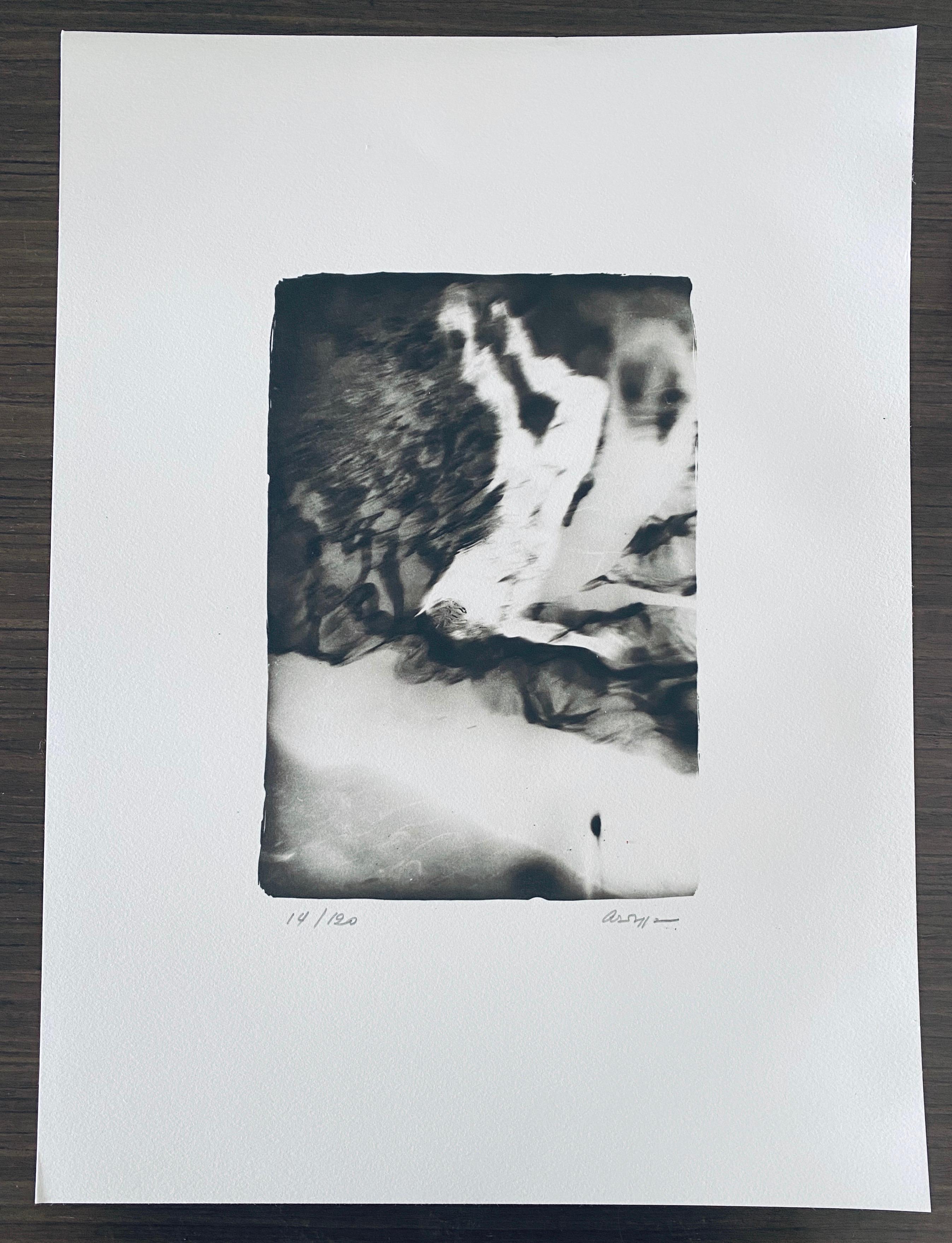 French Contemporary Collotype Photograph Black White Photo Andre Naggar For Sale 1