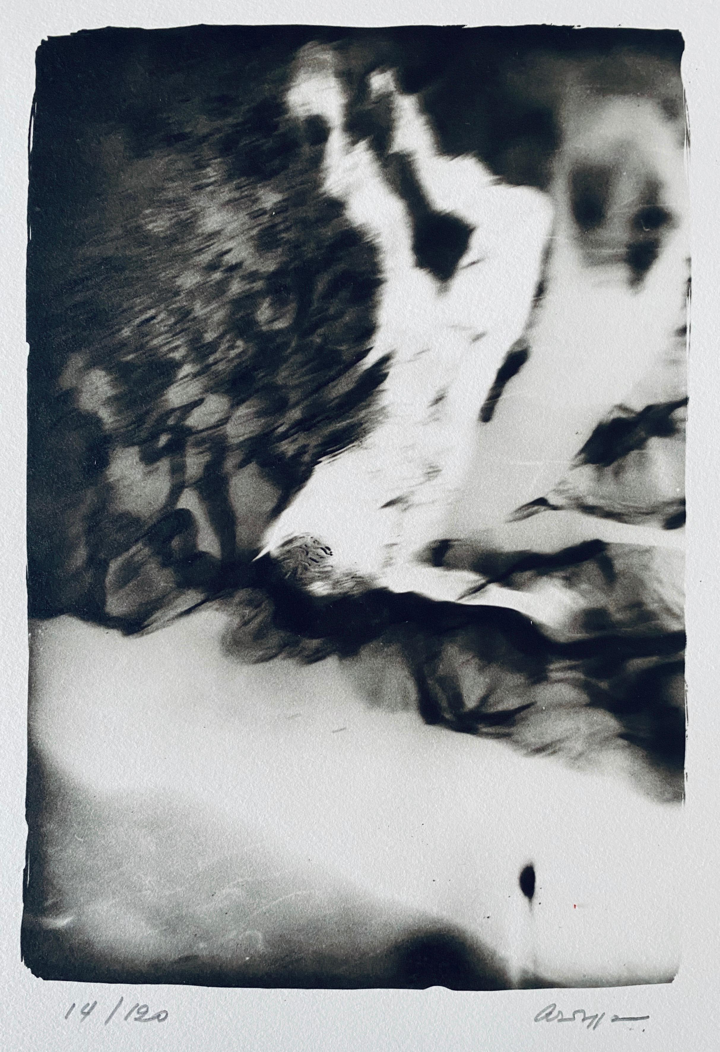 French Contemporary Collotype Photograph Black White Photo Andre Naggar For Sale 2