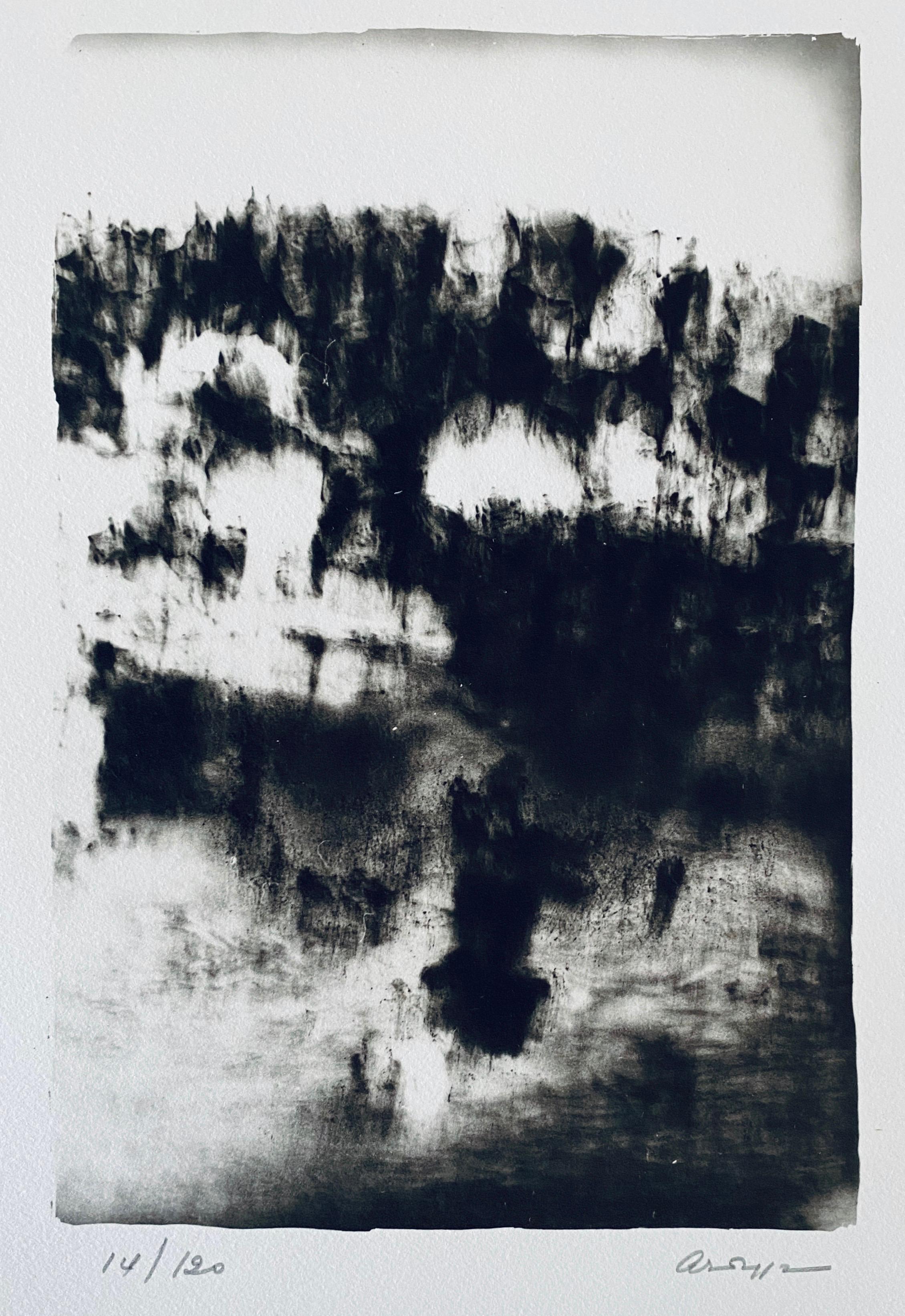 French Contemporary Collotype Photograph Black White Photo Andre Naggar For Sale 2