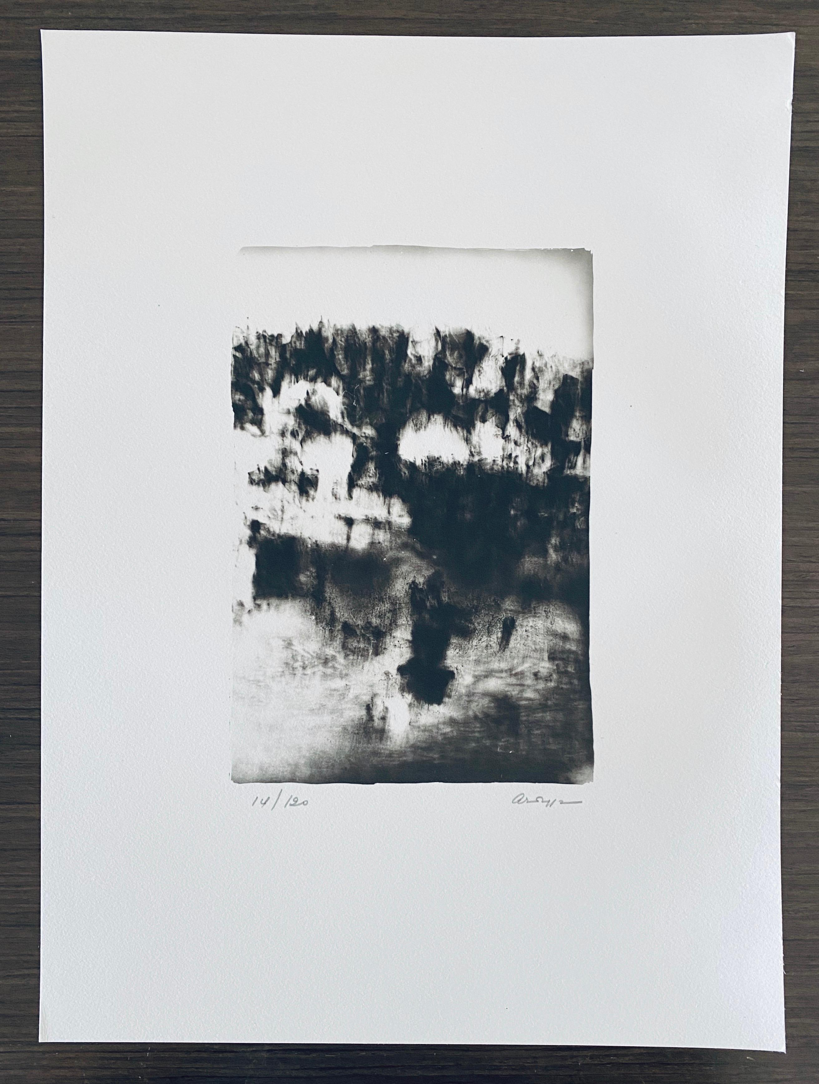 French Contemporary Collotype Photograph Black White Photo Andre Naggar For Sale 7