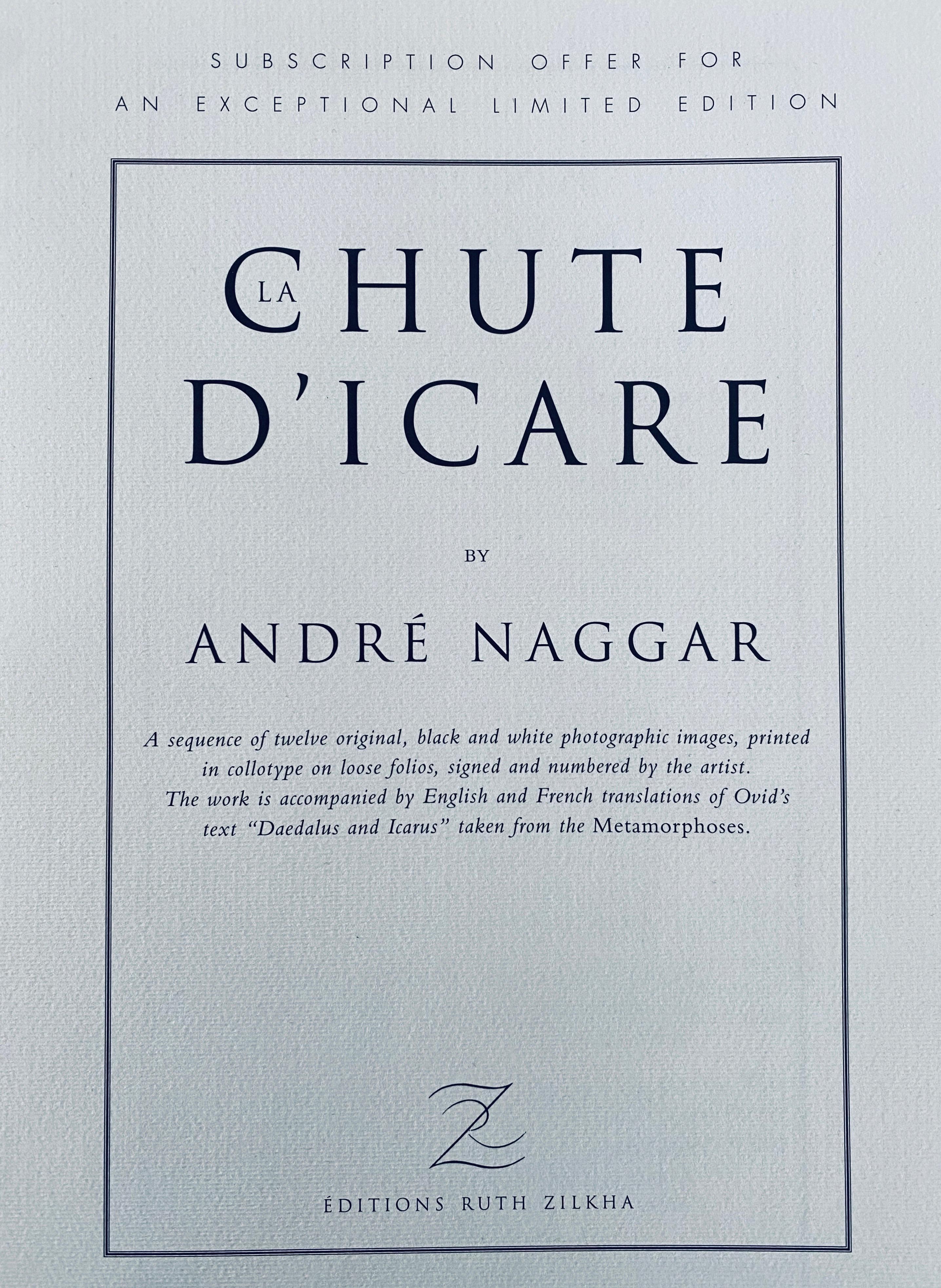 French Contemporary Collotype Photograph Black White Photo Andre Naggar For Sale 8