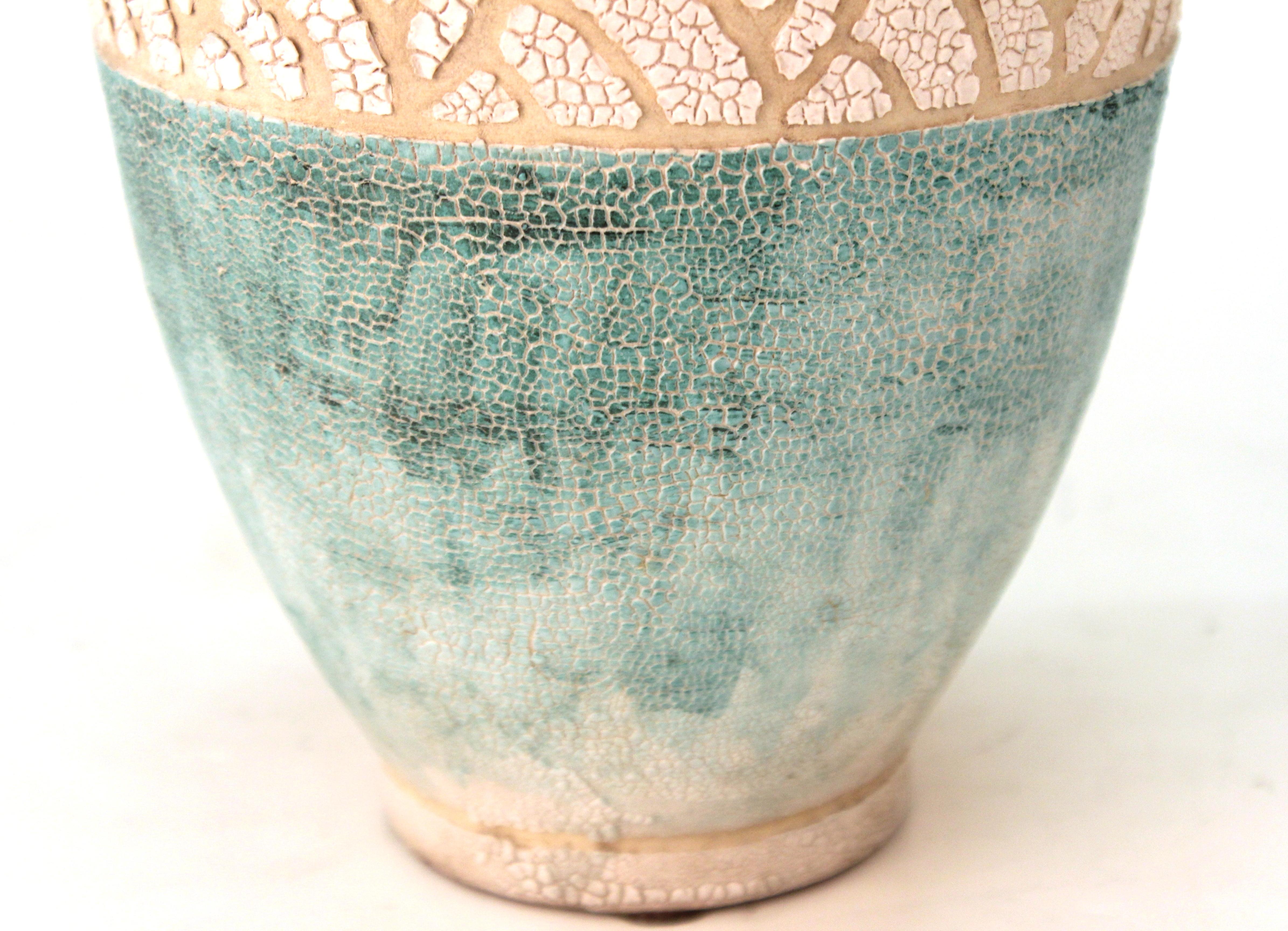 Andre Petitriy French Art Deco Ceramic Vase 1