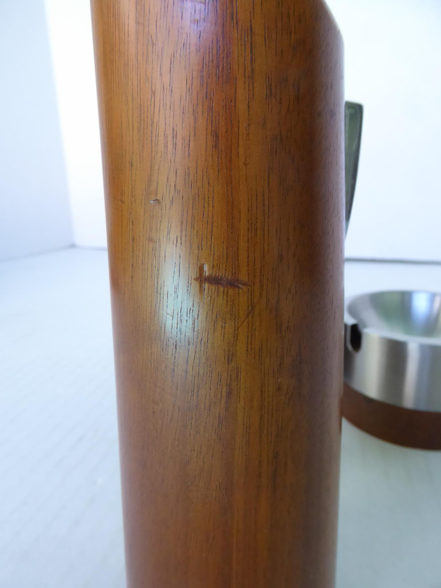 André Ricard Designer Oslo Wood/Stainless Smoking Set, Flamagas, Spagna 1967 in vendita 1