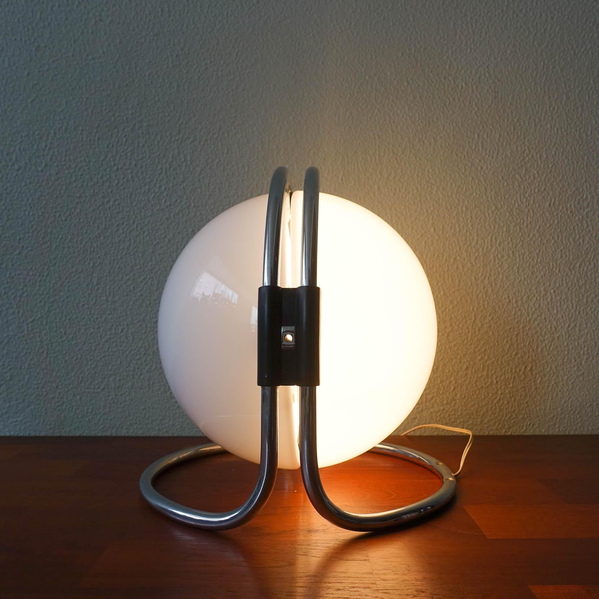André Ricard Table Lamp for Metalarte, 1970's For Sale 9