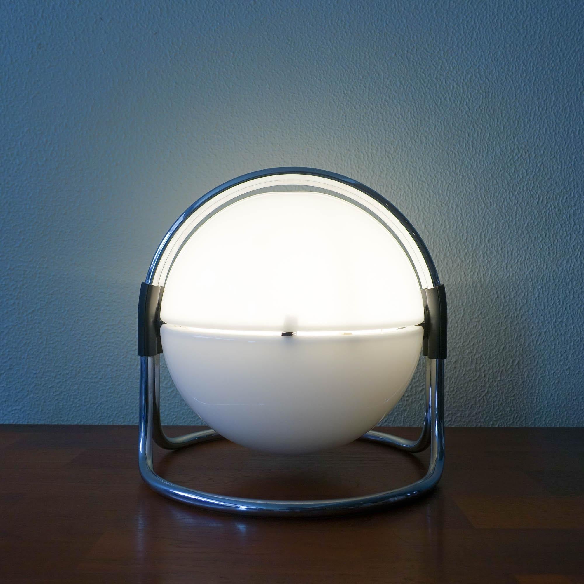 André Ricard Table Lamp for Metalarte, 1970's For Sale 3