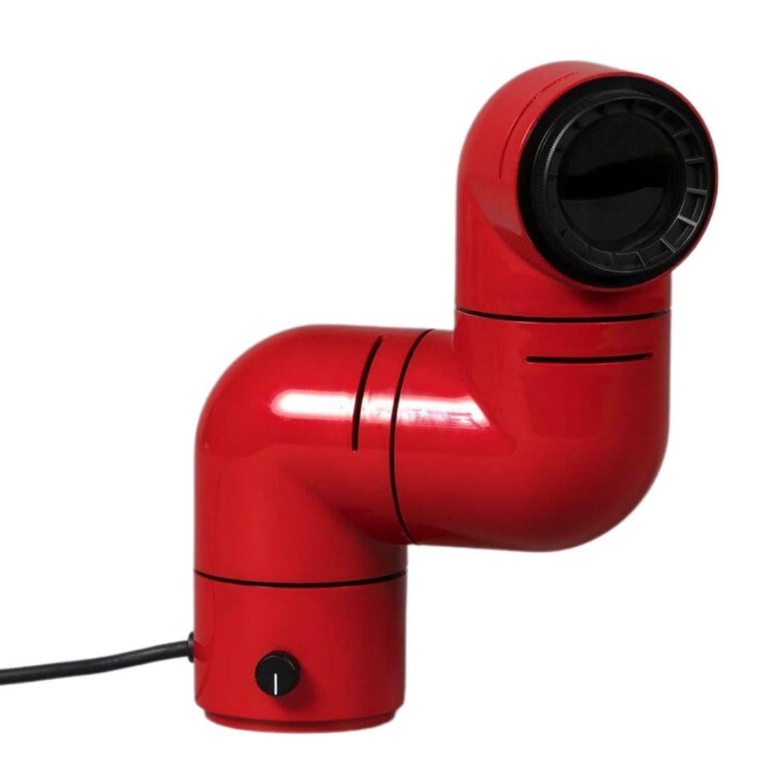 Andre Ricard lampe de bureau LED « Tatu » en rouge ABS pour Santa & Cole Neuf - En vente à Glendale, CA