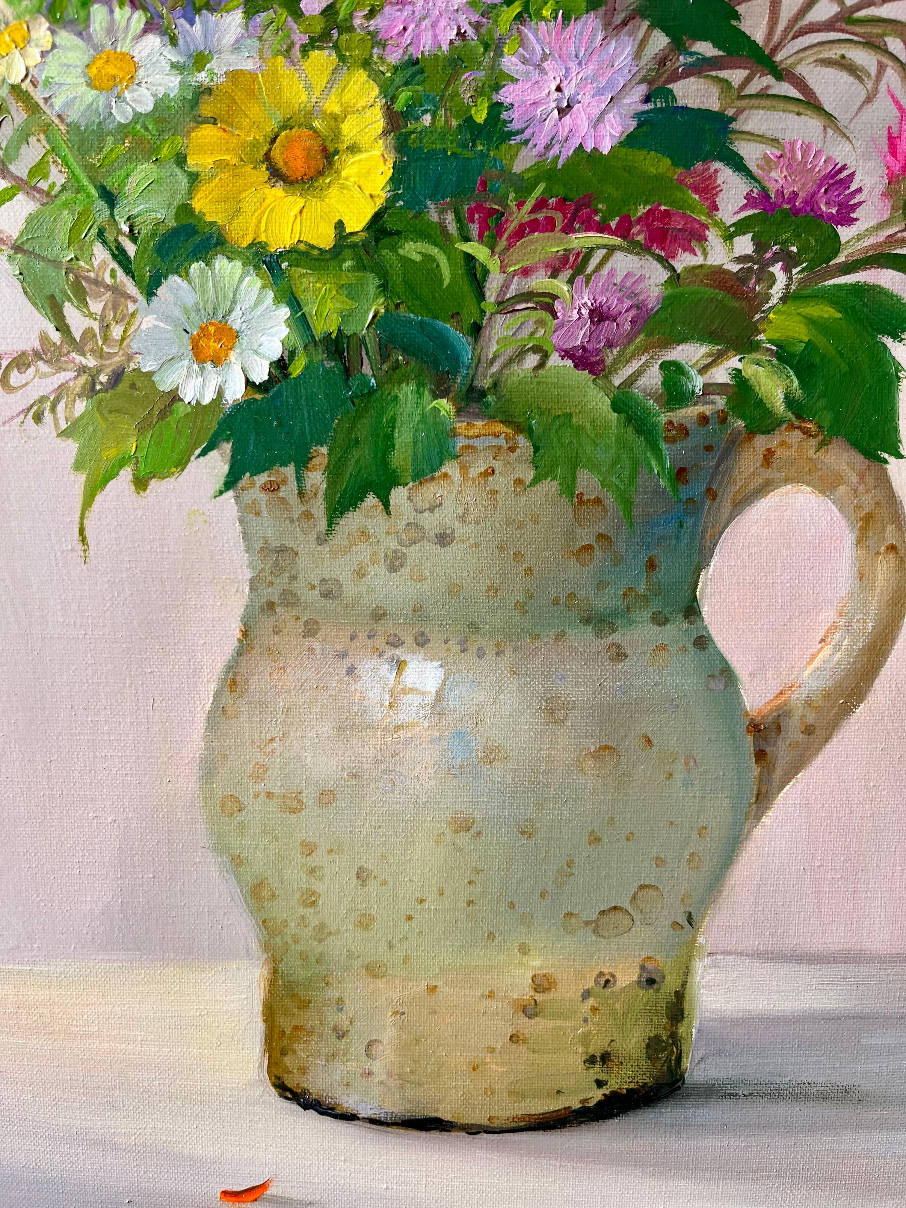 Printniere (Primavera) - Still-Life Painting Grigio di André Robert
