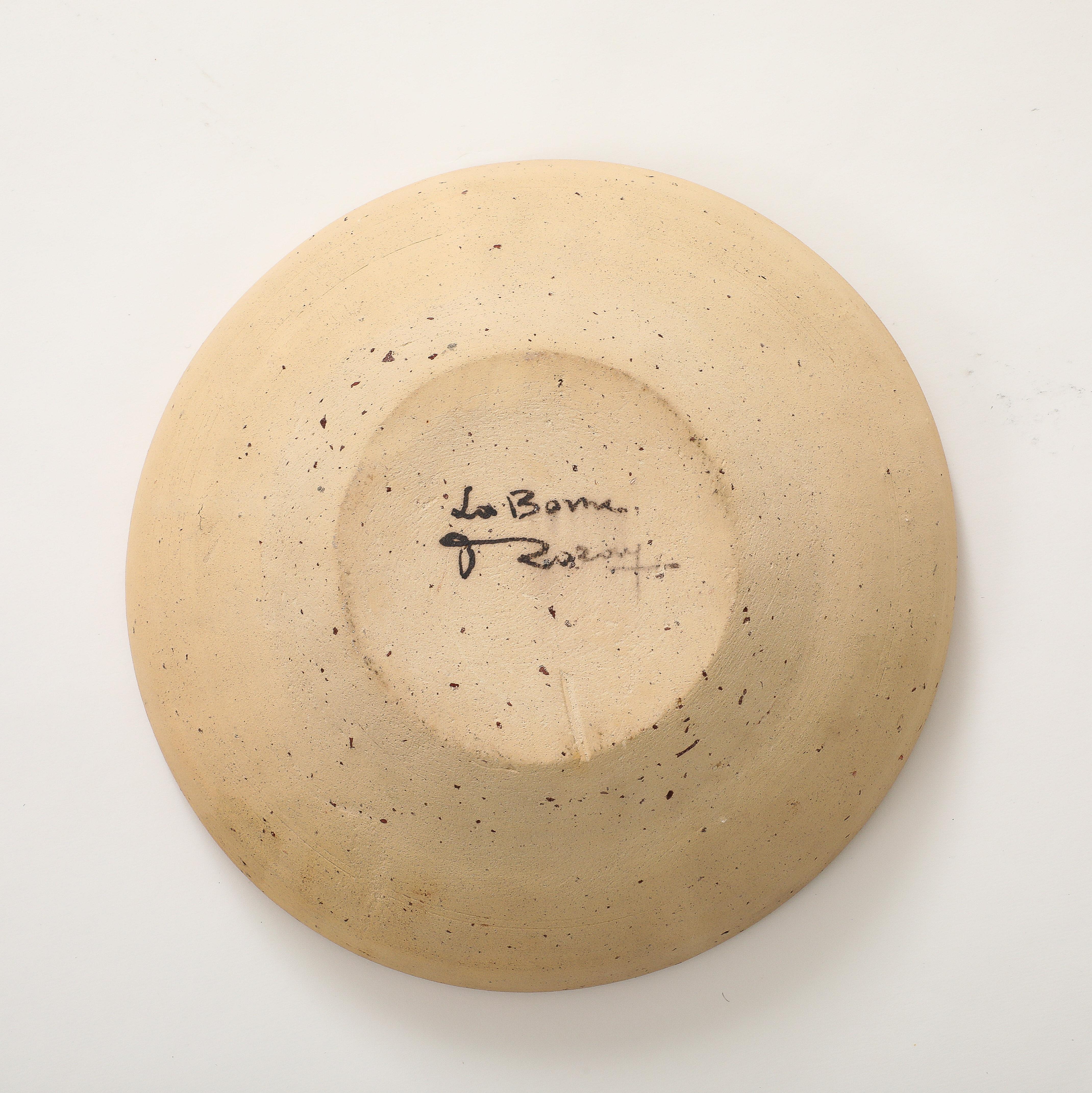 André Rosay Ceramic Bowl with Bull, La Borne, France, 1960, signed For Sale 8