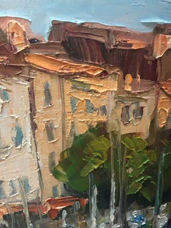 "La Ciotat" di Andre Roubaud 28 x 23 pollici Olio su tela