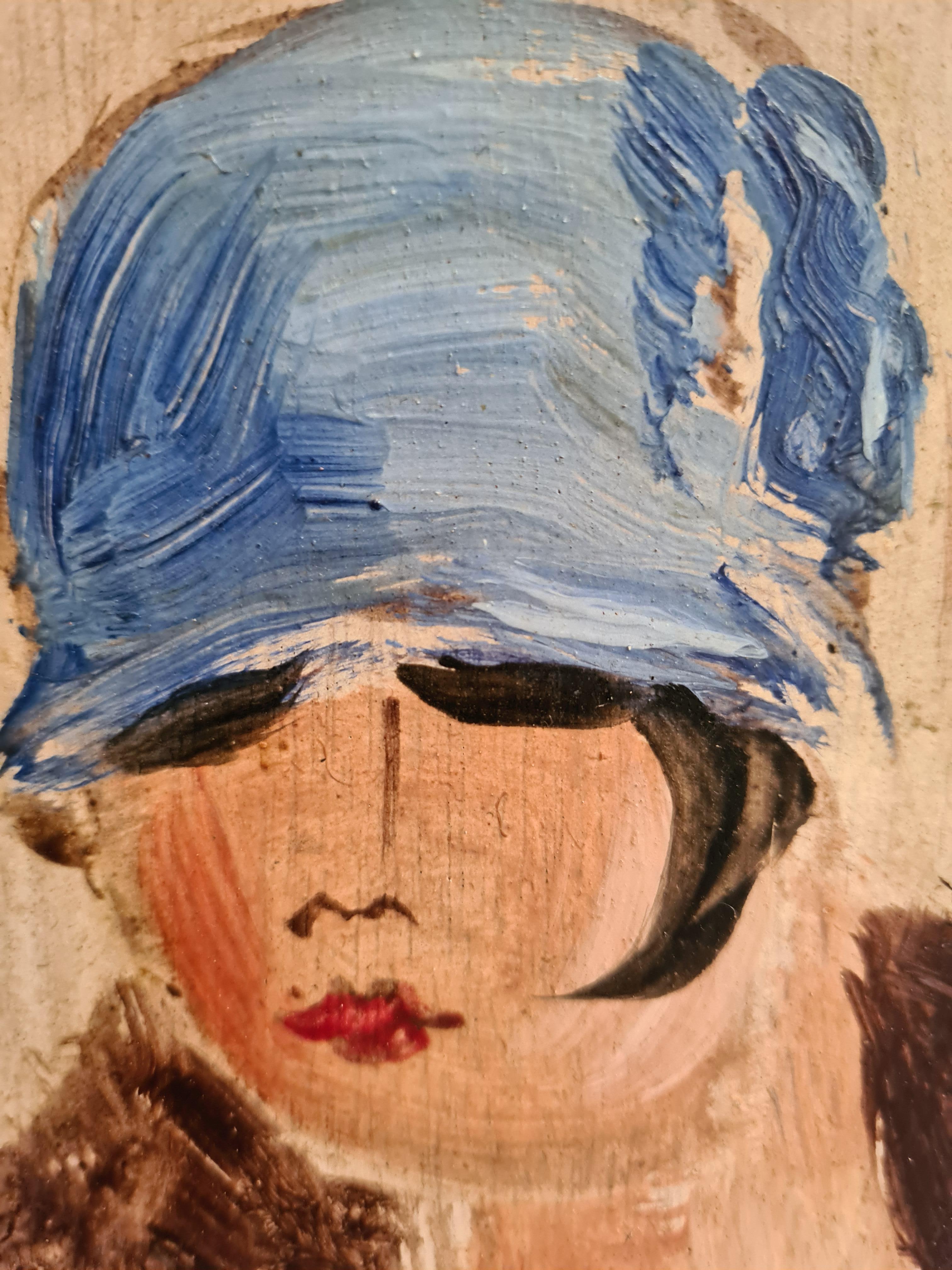 Millie, portrait assez moderne d'une beauté « baguette » avec chapeau et robe cloche 6