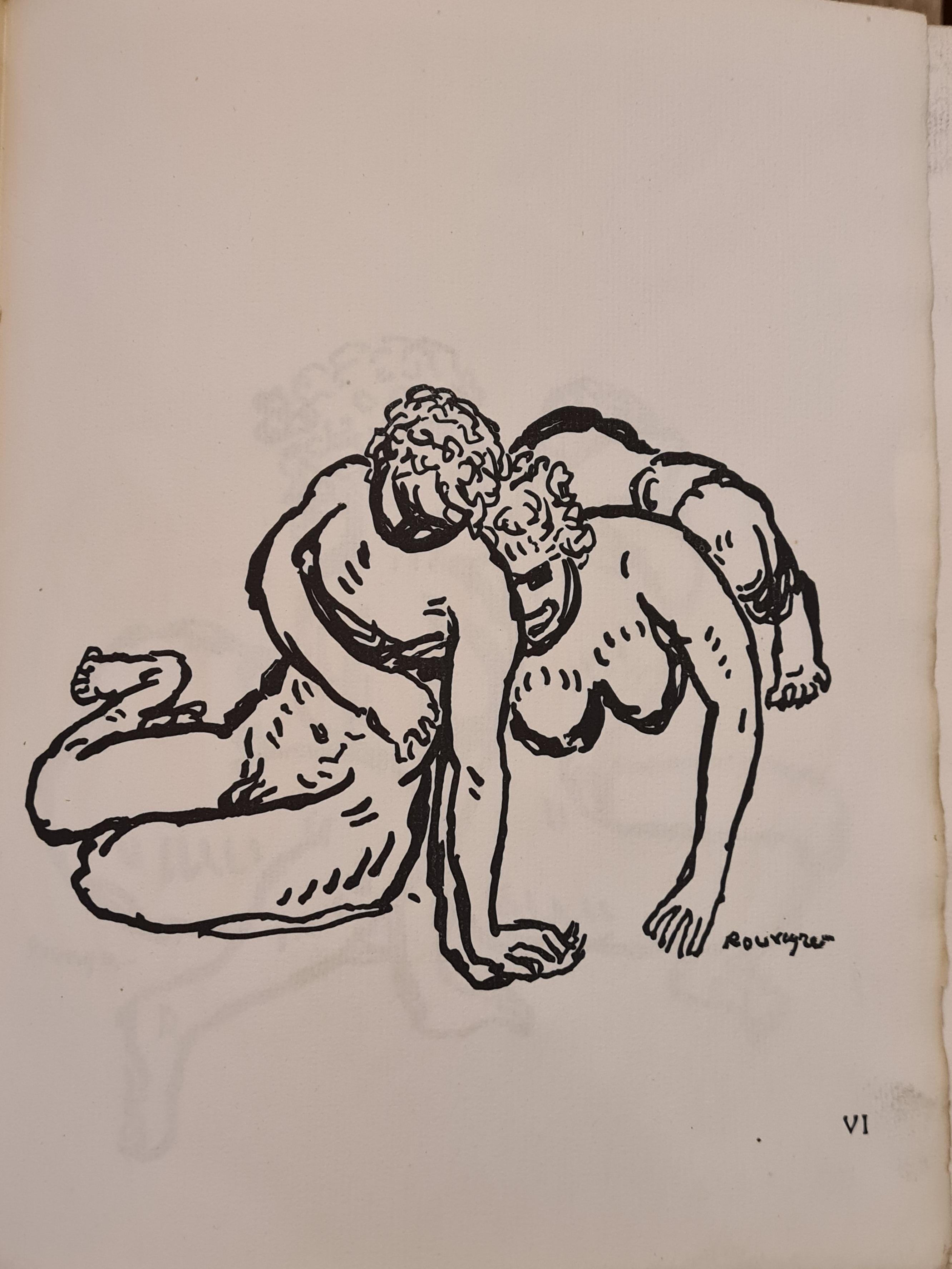 Mort de l'Amour, Series of 8 Erotic Limited-Edition Wood Engravings. For Sale 1