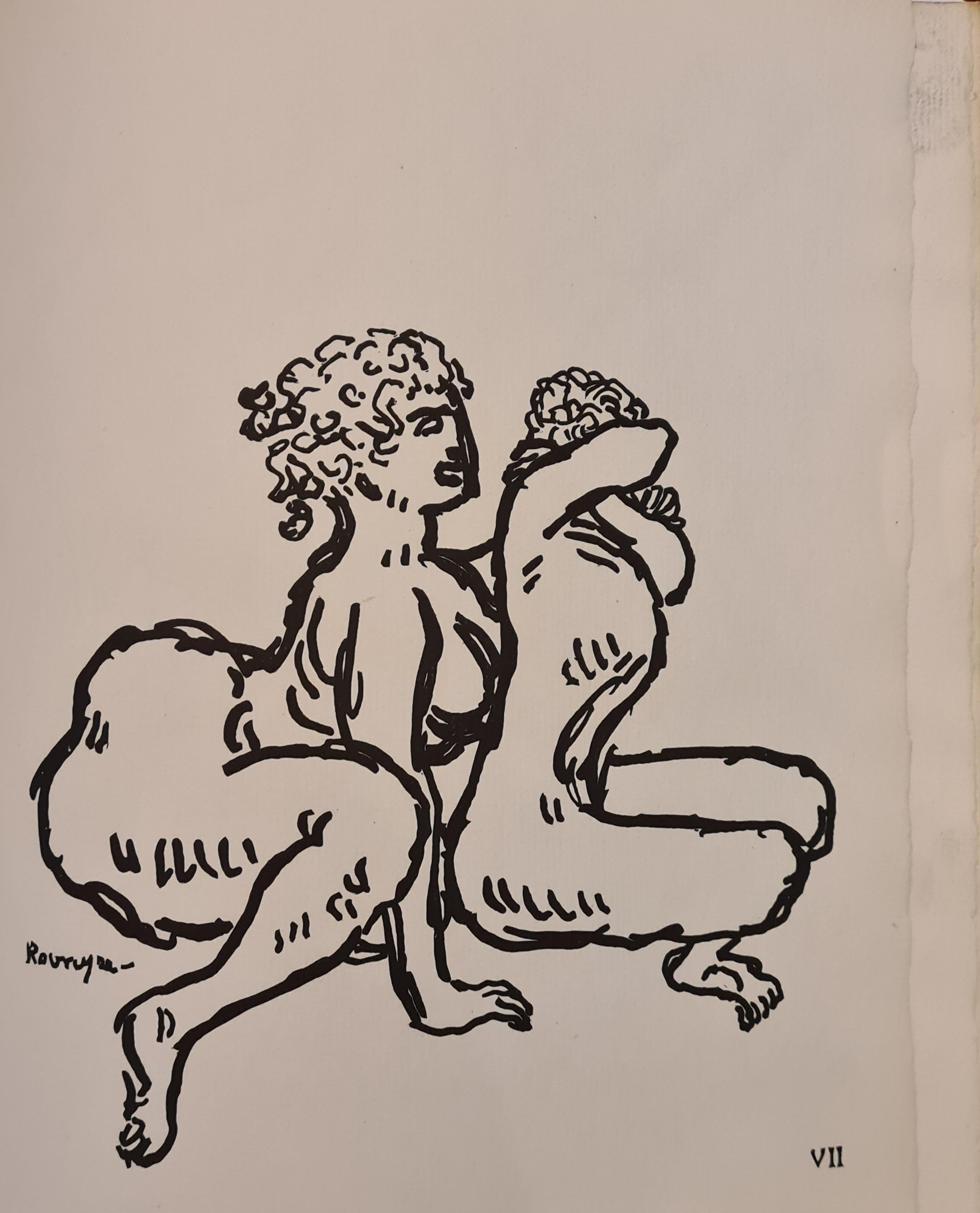 Mort de l''Amour, Serie von 8 erotischen Holzstichen in limitierter Auflage. im Angebot 2