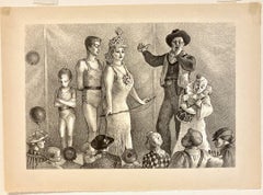 Andrée Ruellan, Side Show, lithographie, 1936
