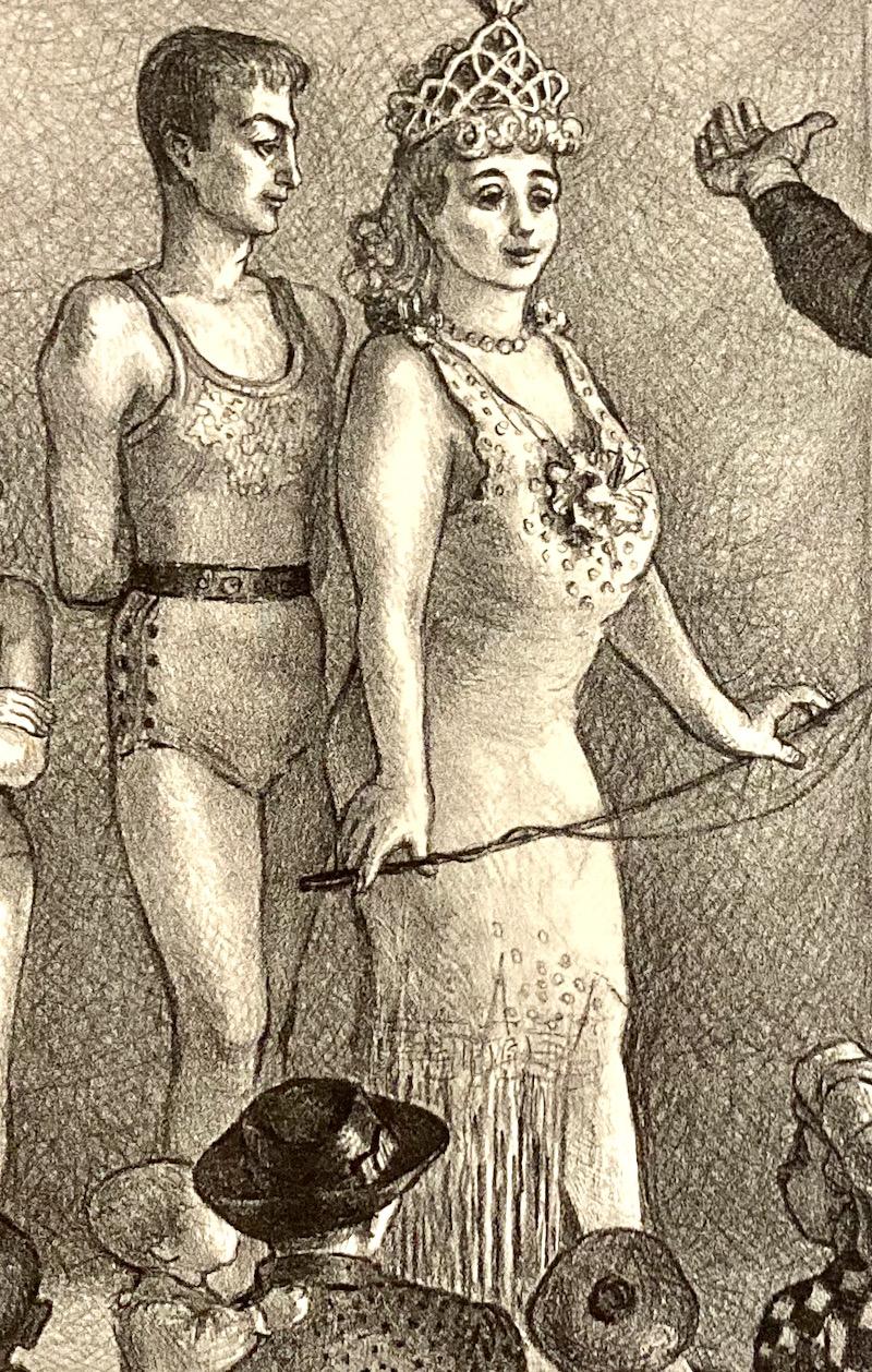Andrée Ruellan, Side Show, lithograph, 1936 For Sale 5