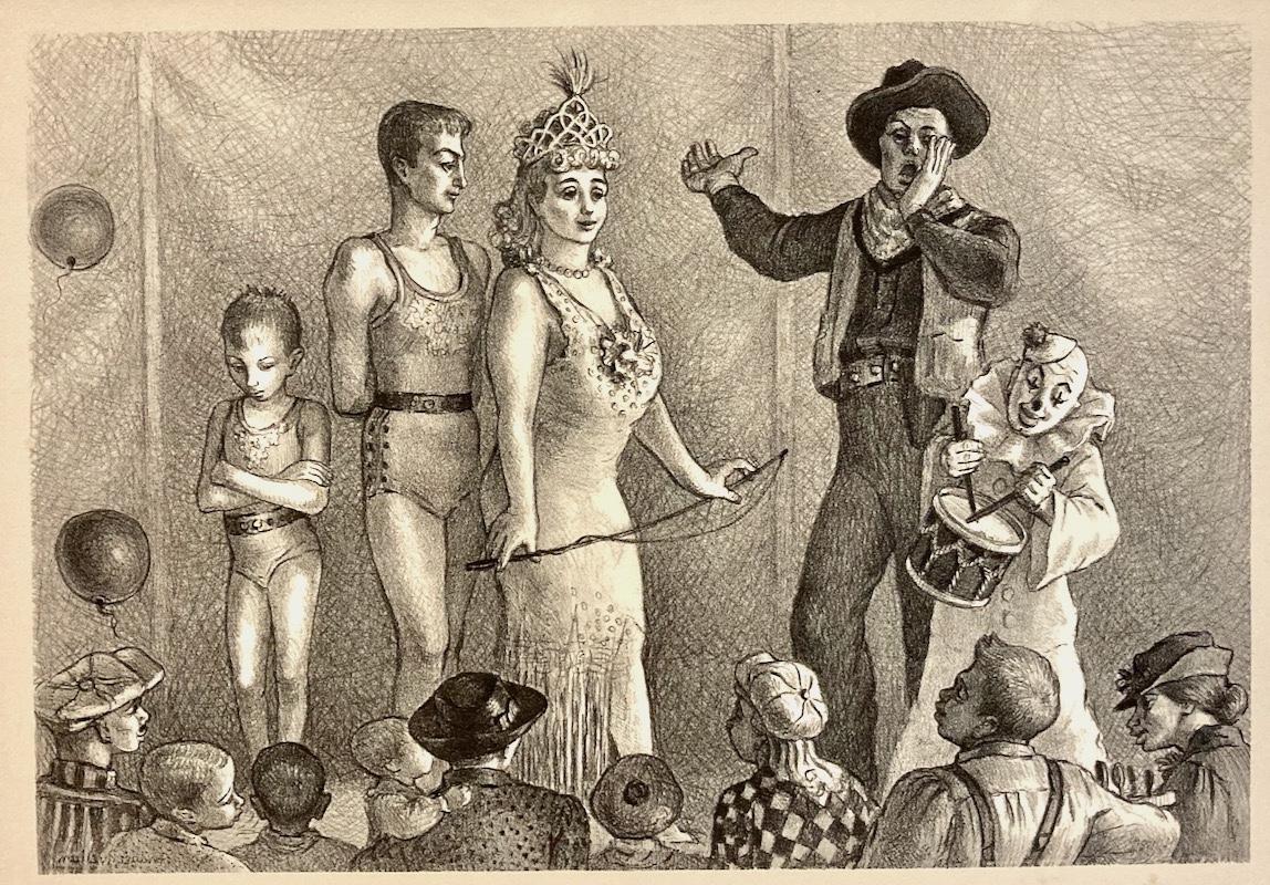 Andree Ruellan, with her husband, John Taylor, were greatly admired members of the Art Students League and Woodstock, NY, communities. Further, it was Ruellan who had a studio in Paris. Her generous loans enabled many artist friends to spend time in